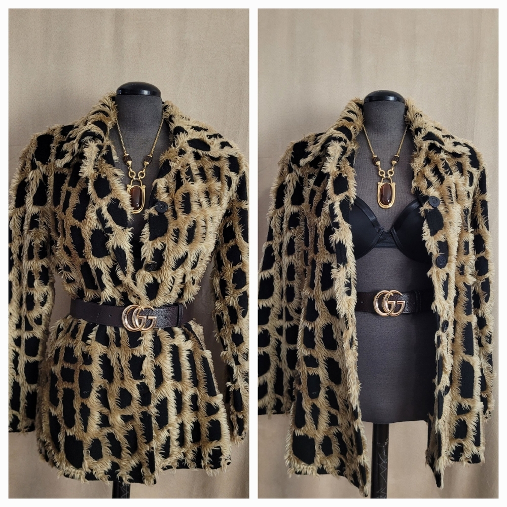 Leopard Print Jacket M